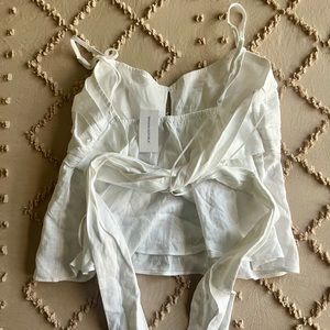 Banana republic tie tank top